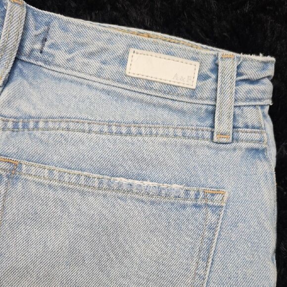 Abercrombie & Fitch Light Blue Jean Shorts - Picture 2 of 7